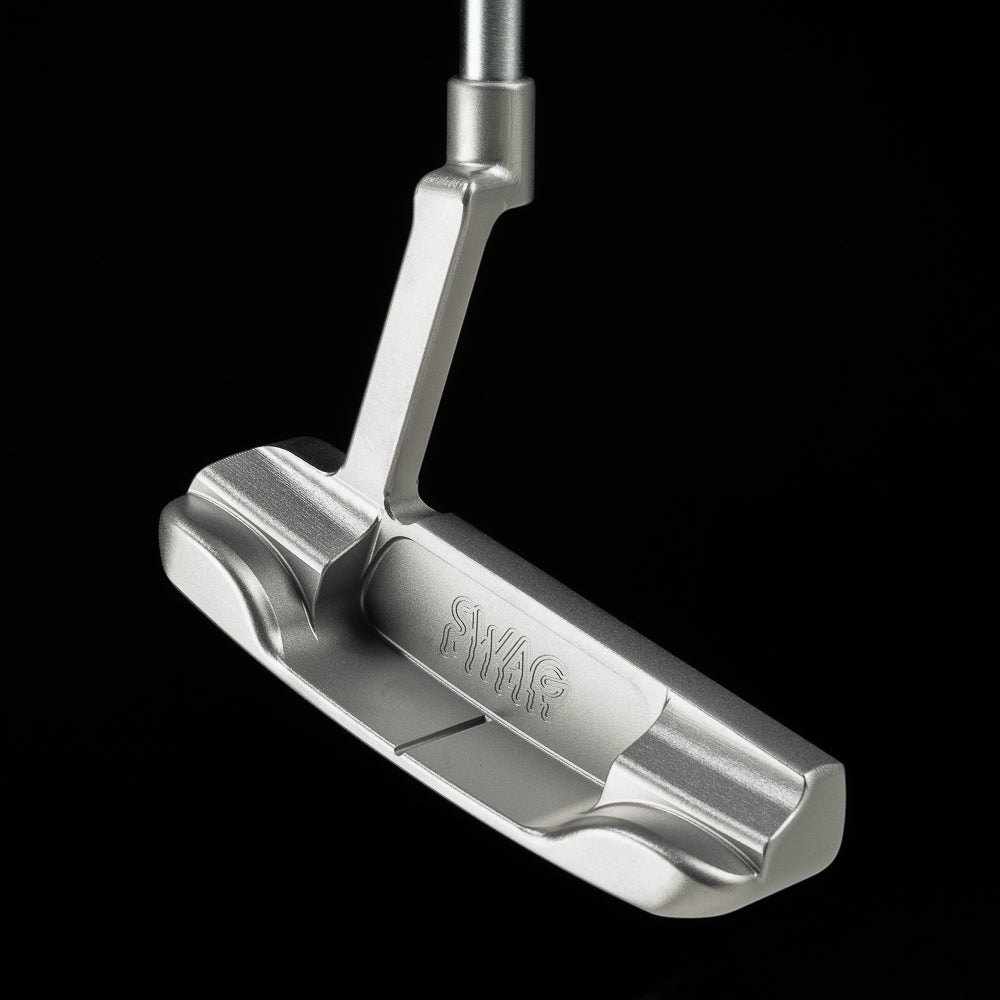 SWAG Golf 3D drip skull limited edition tour satin finish 303 stainless steel balde golf putter.