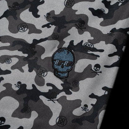 SWAG Golf x G/Fore men's short sleeve black camo performance golf polo shirt.