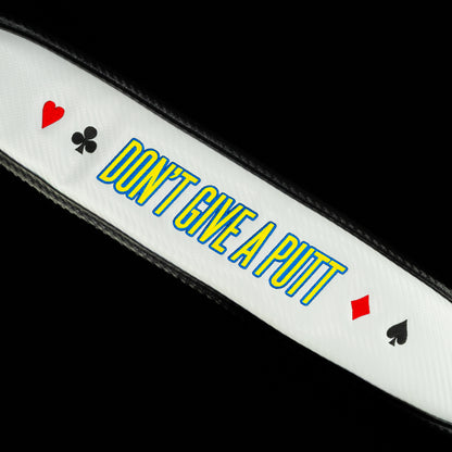 SWAG Golf poker king  white and black golf stand bag.