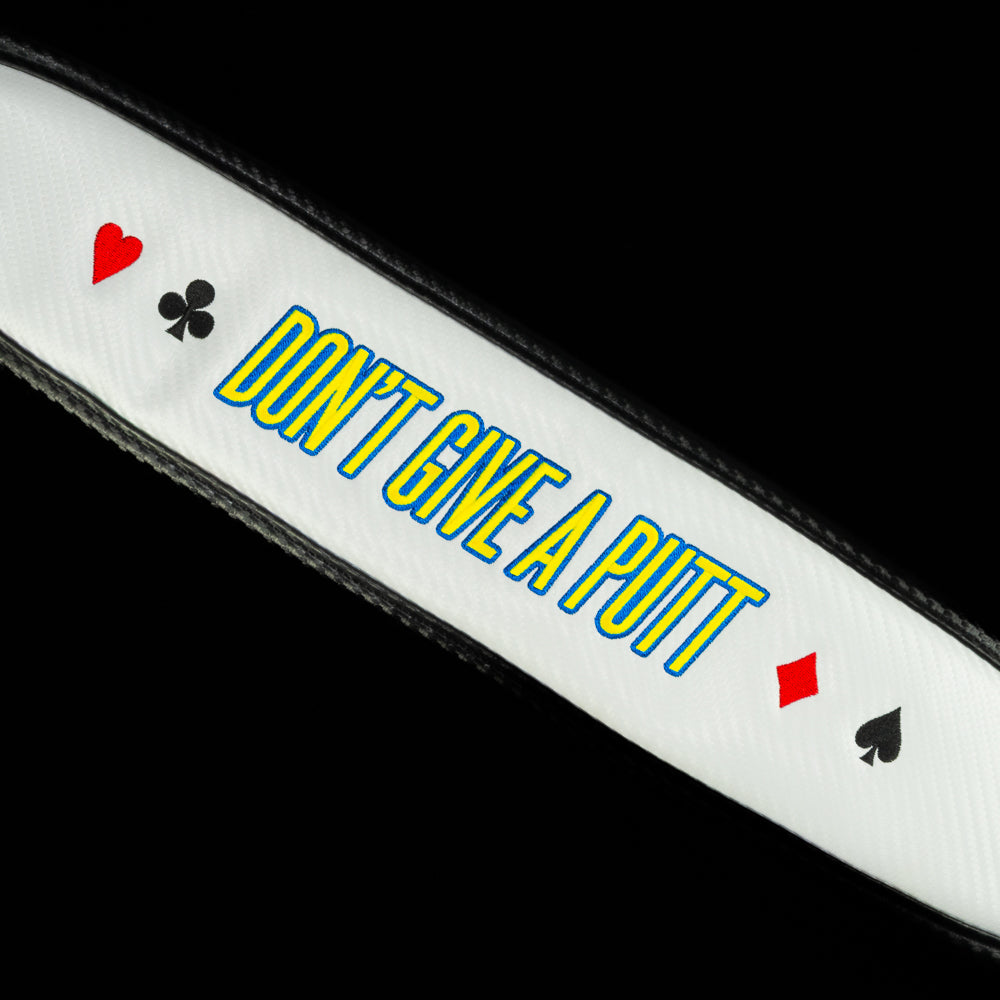 SWAG Golf poker king  white and black golf stand bag.