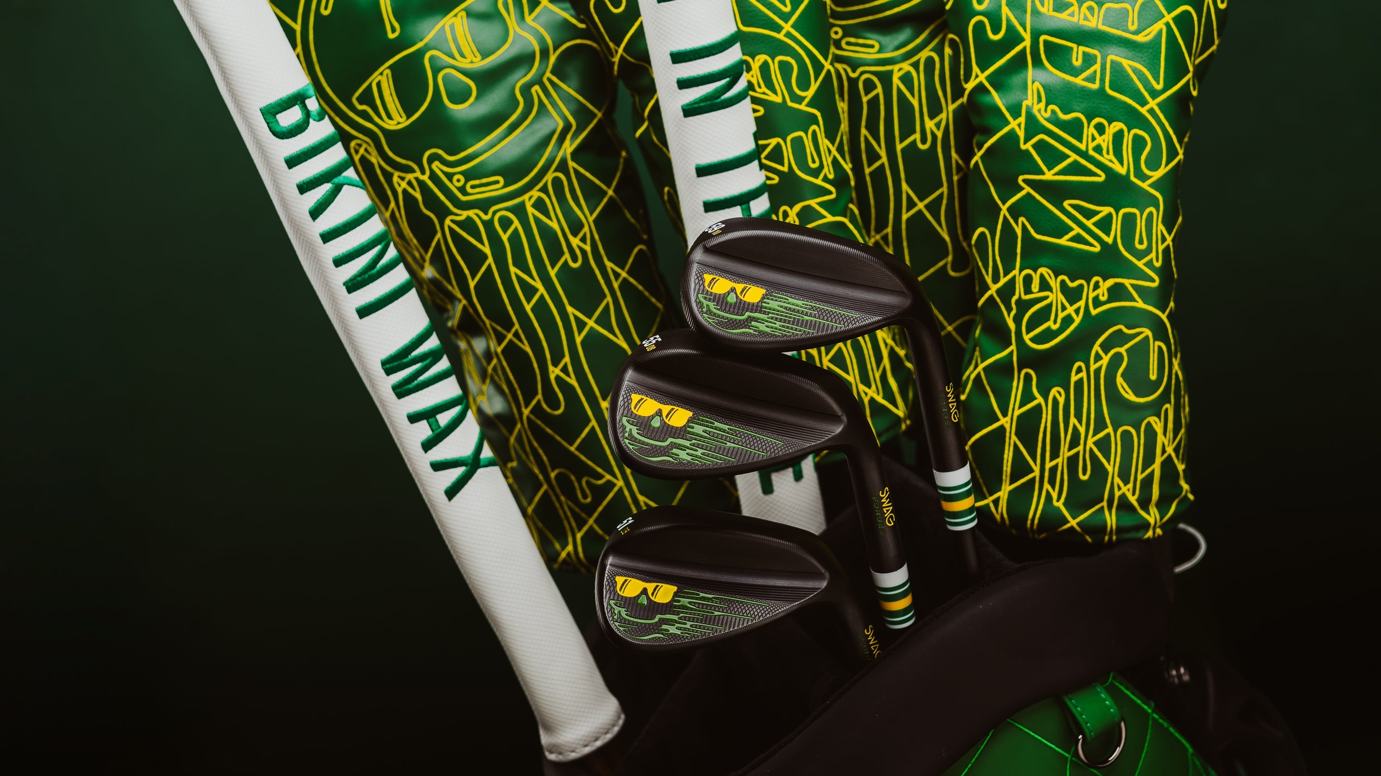 SWAG Invitational Collection of golf headcovers, wedges, bags, accessories, apparel and more.
