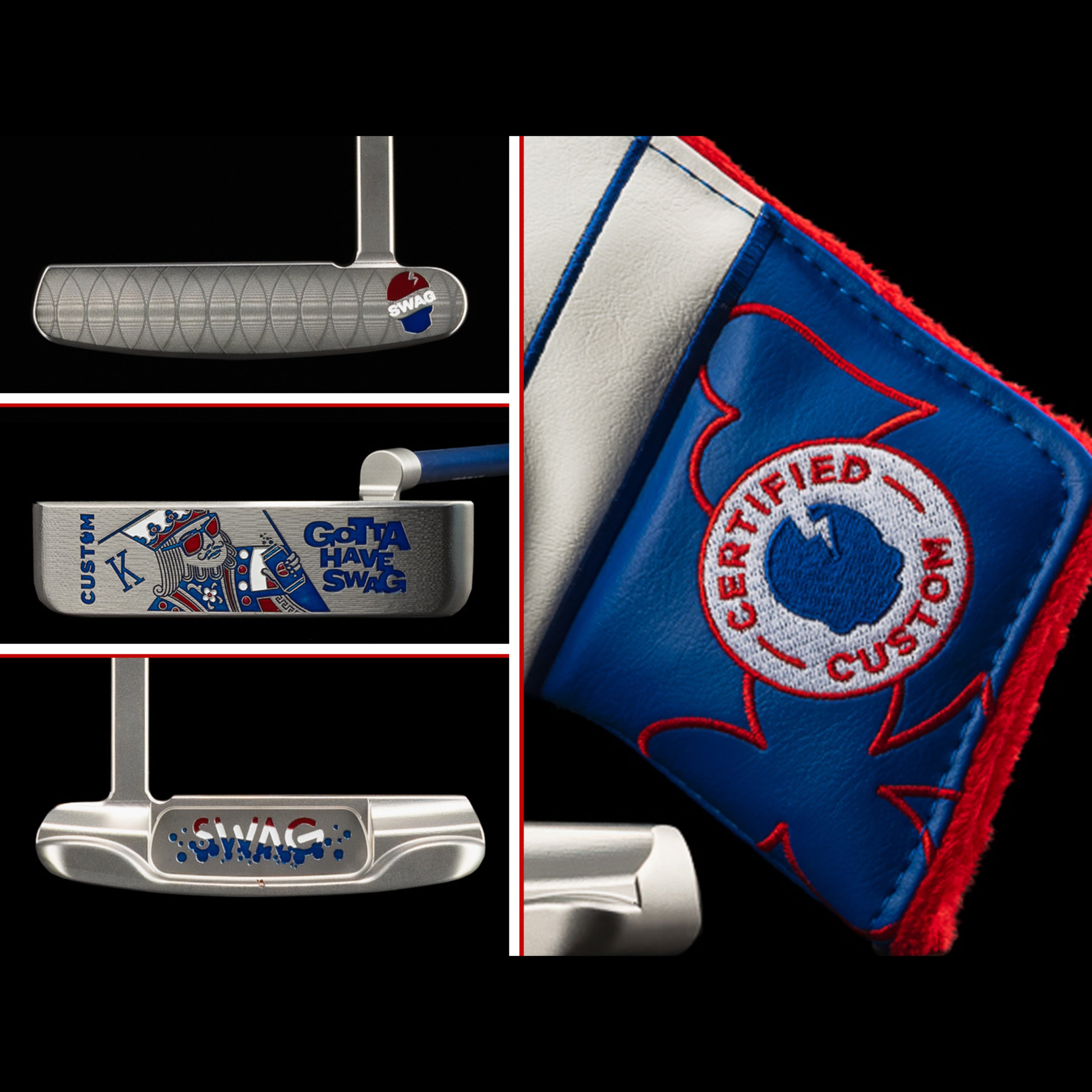 Enjoy FULLY CUSTOM access to create the SWAG putter of your dreams. Designs can be derived from previous SWAG designs, or something brand new.