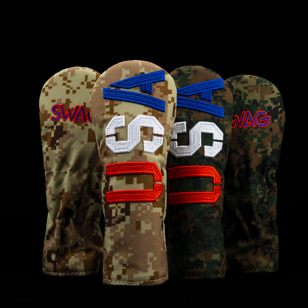 USA camo small talk hybrid golf headcover random grab bag style release.