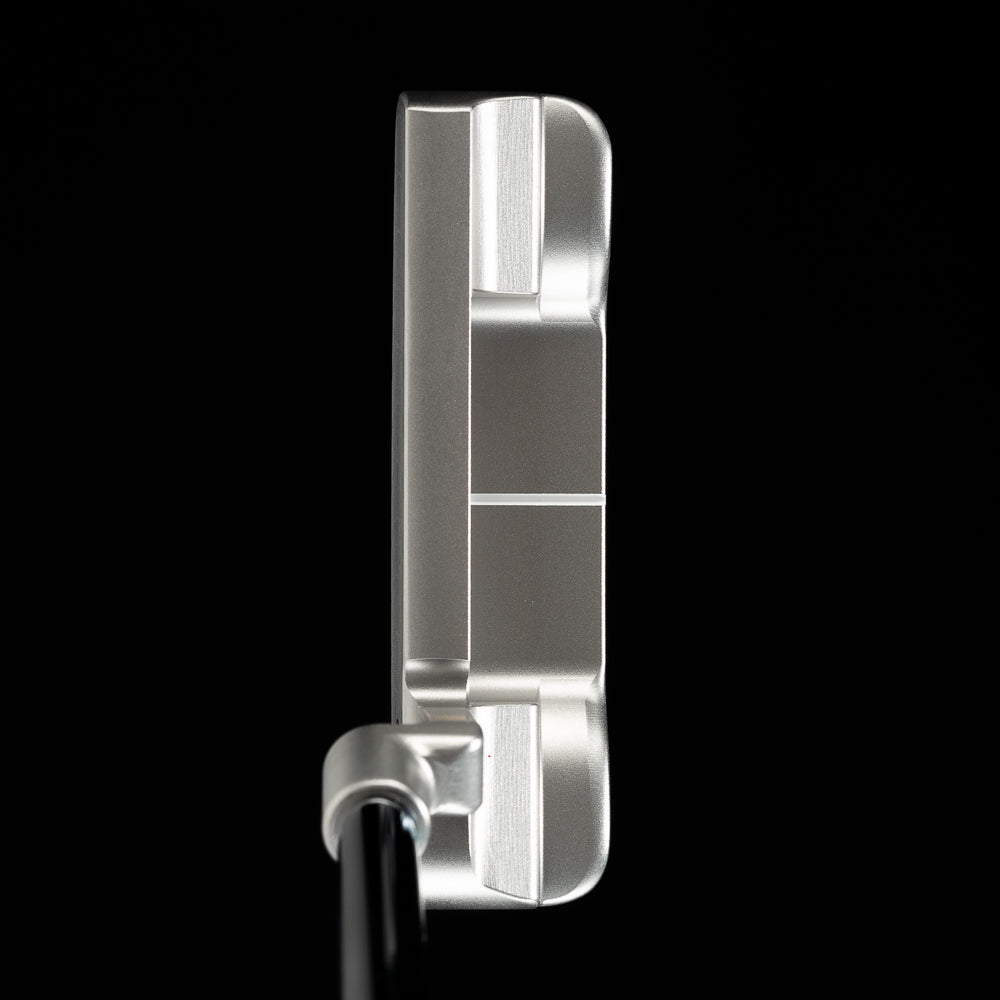 SWAG Golf x MLB officially licensed Chicago Cubs logo drip Handsome One stainless steel, USA-milled limited edition golf putter.