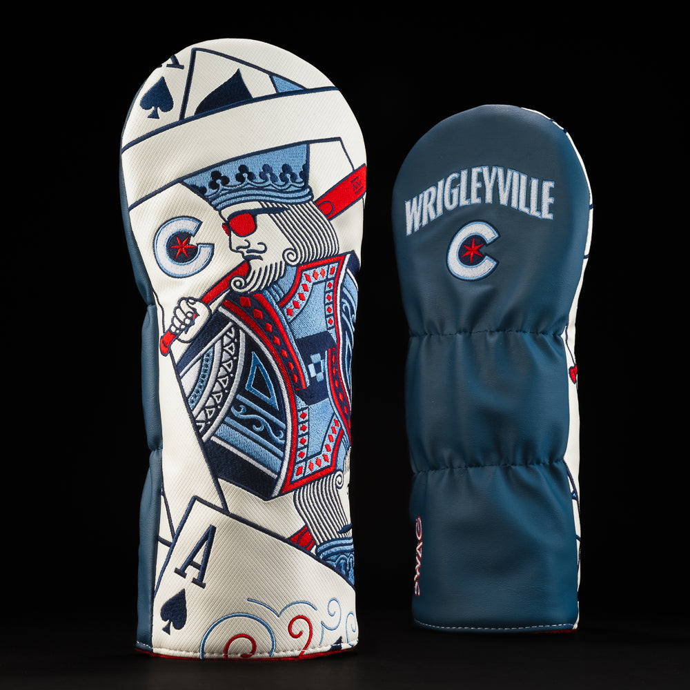 SWAG Golf x MLB Chicago Cubs City Connect King driver golf headcover.