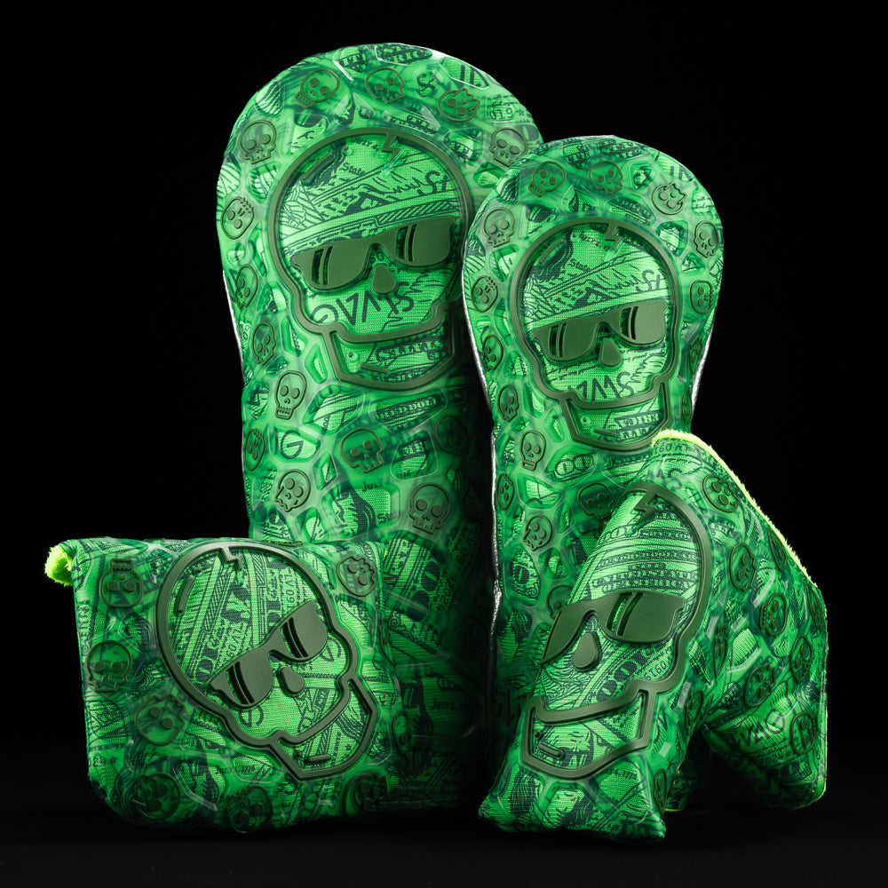 Dollar Bills Skull TPU Fairway Cover
