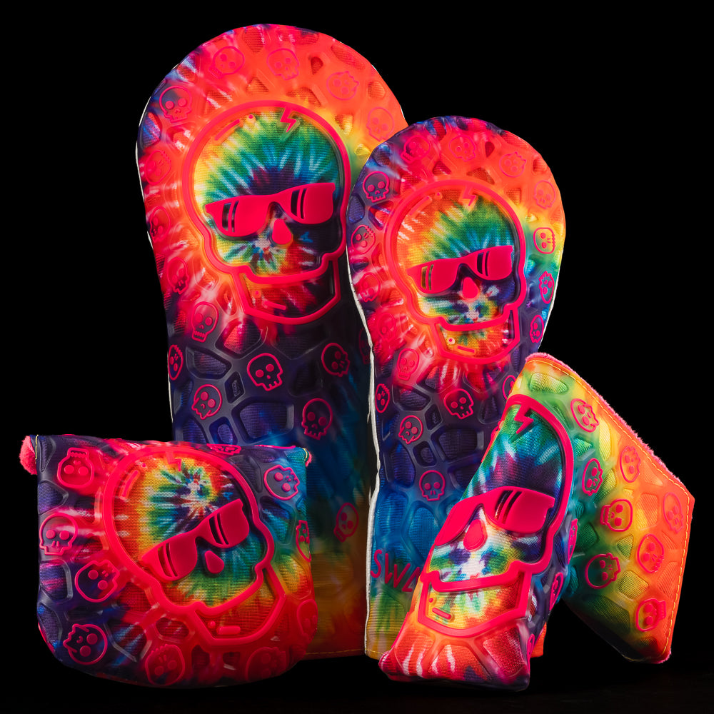 Tie-Dye Skull TPU Fairway Cover