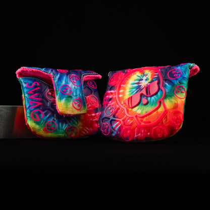 SWAG Golf Tie-Dye skull tpu mallet golf headcover.